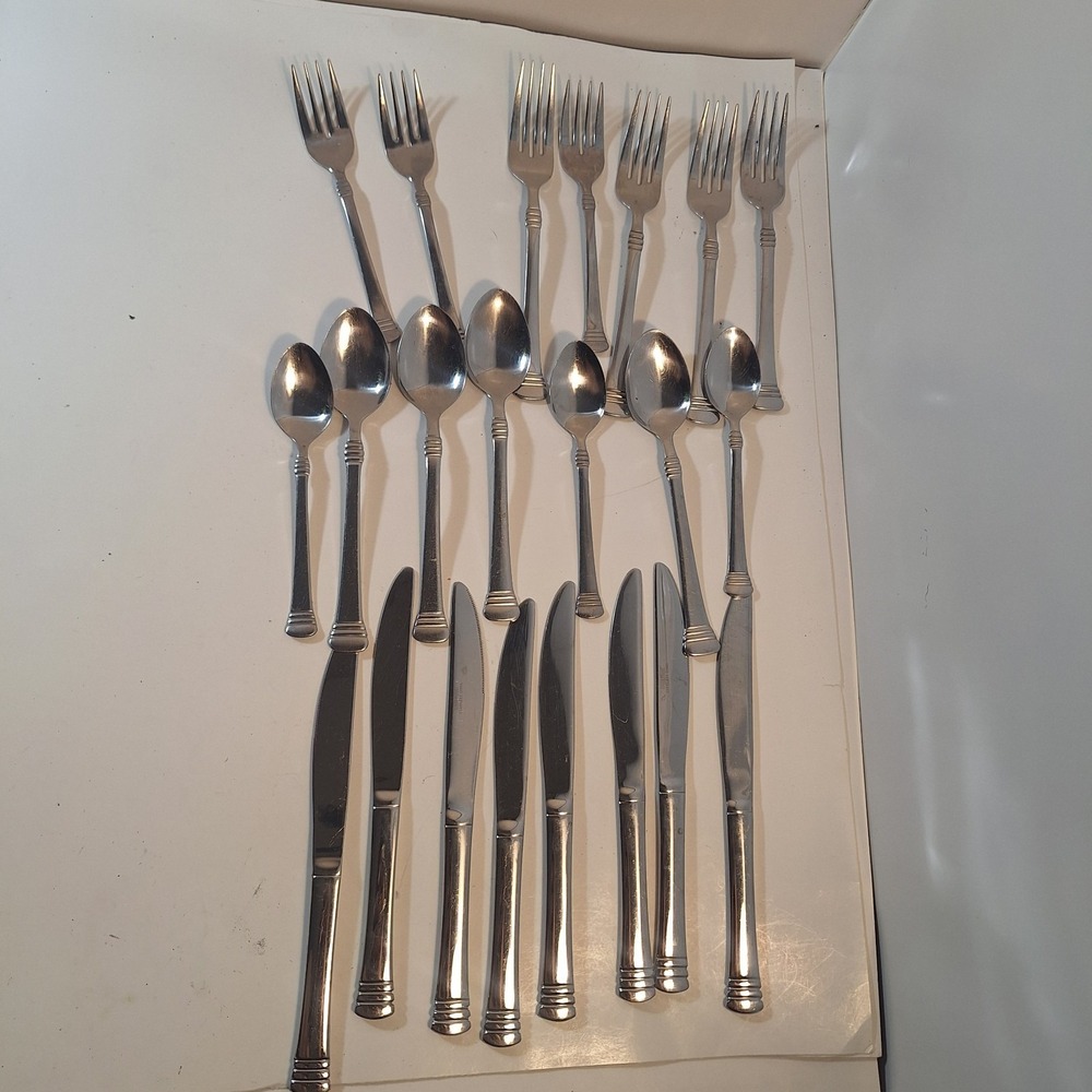 Cambridge Stainless Steel Flatware Silverware 19 Pieces‎